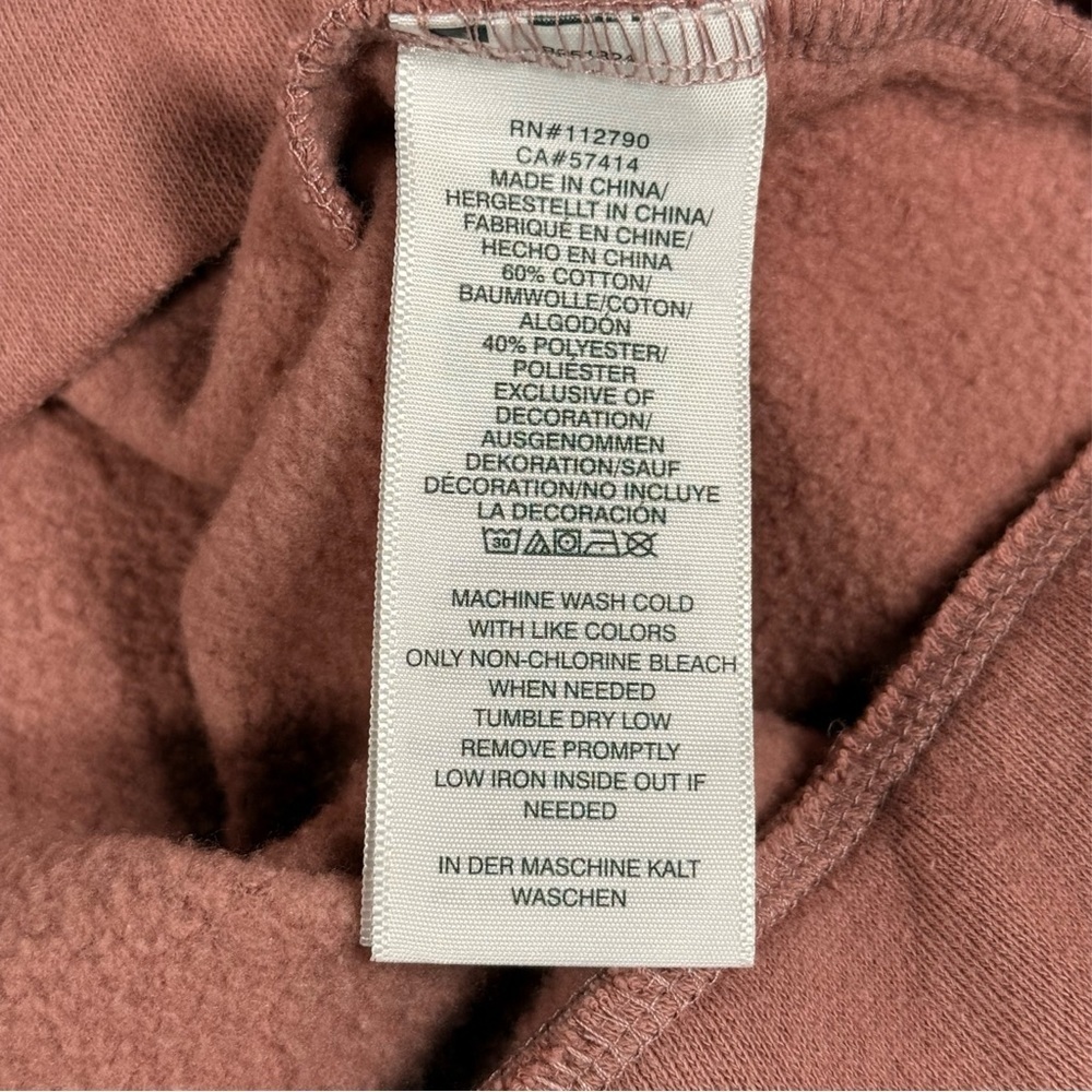 True Religion | Flock Mock Neck Quarter-Zip Pullover Light Pink Sweatshirt - Picture 11 of 12